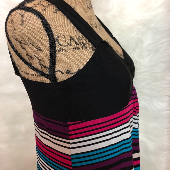 Ellen Parker Stripped Women's Maxi dress - Picture 4 of 6